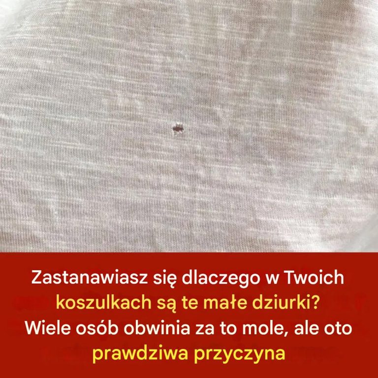 Tajemnicze dziury, które nagle pojawiają się na Twoich ubraniach