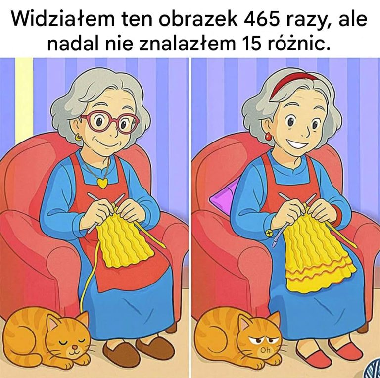 Czy potrafisz znaleźć 15 różnic?