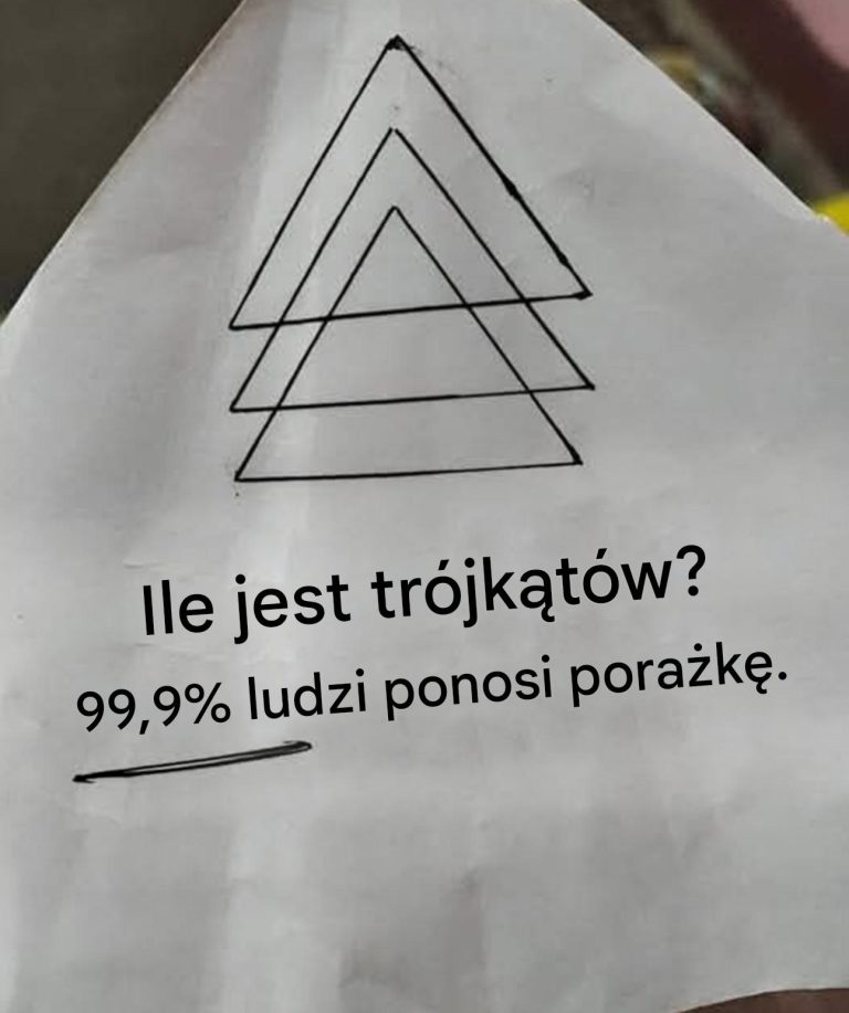 Ile trójkątów jest na tym obrazku?