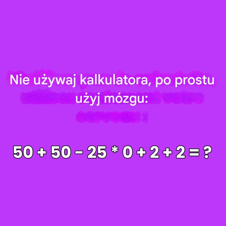 Czy potrafisz rozwiązać ten test matematyczny?